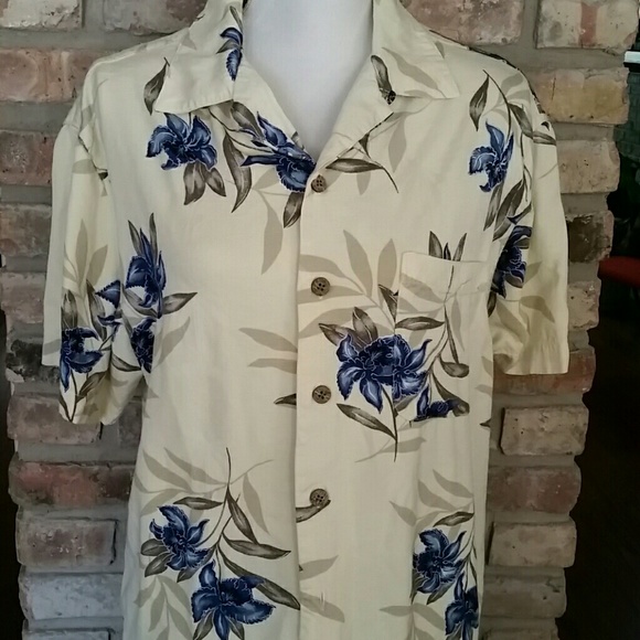MEN'S  Hawaiian Style Shirt - Picture 1 of 4